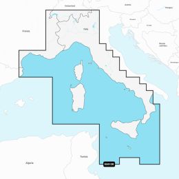 Garmin Navionics Vision+ NVEU012R - Mediterranean Sea, Central &amp; West - Marine Chart