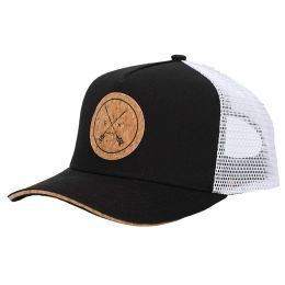 Black & White Mesh Arrow Snapback