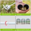 30''x10''(3 x 9m ) Seven Sides Portable Home Use Waterproof Tent with Spiral Tubes For Household;  Wedding;  Party;  Parking Shed  XH