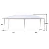 US Stock 3 x 6m Four Sides Waterproof Tent with Spiral Tubes White