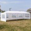 30''x10''(3 x 9m ) Seven Sides Portable Home Use Waterproof Tent with Spiral Tubes For Household;  Wedding;  Party;  Parking Shed  XH