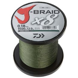 Daiwa J-Braid X4 300 Yard Spool 20LB Test - Dark Green