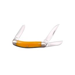 Cold Steel Gentlemans Stockman 3.75in w 3 Blades Yellow Bone