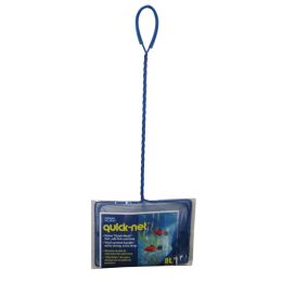 Penn-Plax Quick-Net Long Handle Green 8 Inches X 6 Inches