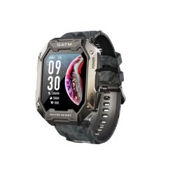 C20 smart watch new 5ATM three proof outdoor sports multi dial electronic step counting heart rate and blood oxygen monitoring (colour: Camouflage black)