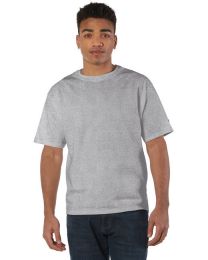 Adult 7 oz. Heritage Jersey T-Shirt - WHITE - S (Color: OXFORD GRAY)