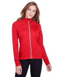 Ladies' Icon Full-Zip - PUMA BLACK - XS (Color: HIGH RISK RED)